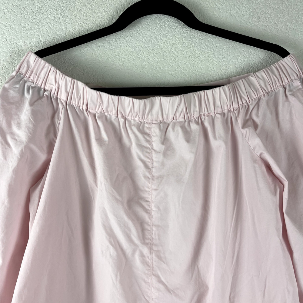 Free People Show Some Shoulder Top Womens Small Pink Blouse Off The Shoulder - Picture 9 of 11